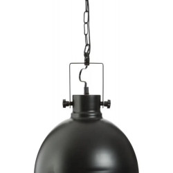 Suspension métal noir mat Ø30cm