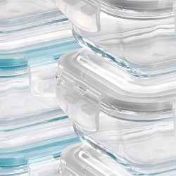 Set 3 boîtes hermétiques verre